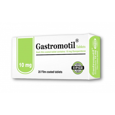 GASTROMOTIL 10 MG ( DOMPERIDONE ) 20 FILM-COATED TABLETS